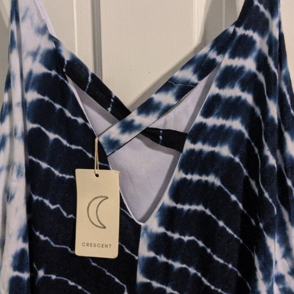 Crescent large Maxi dress